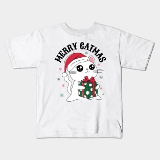 Merry Catmas Kids T-Shirt